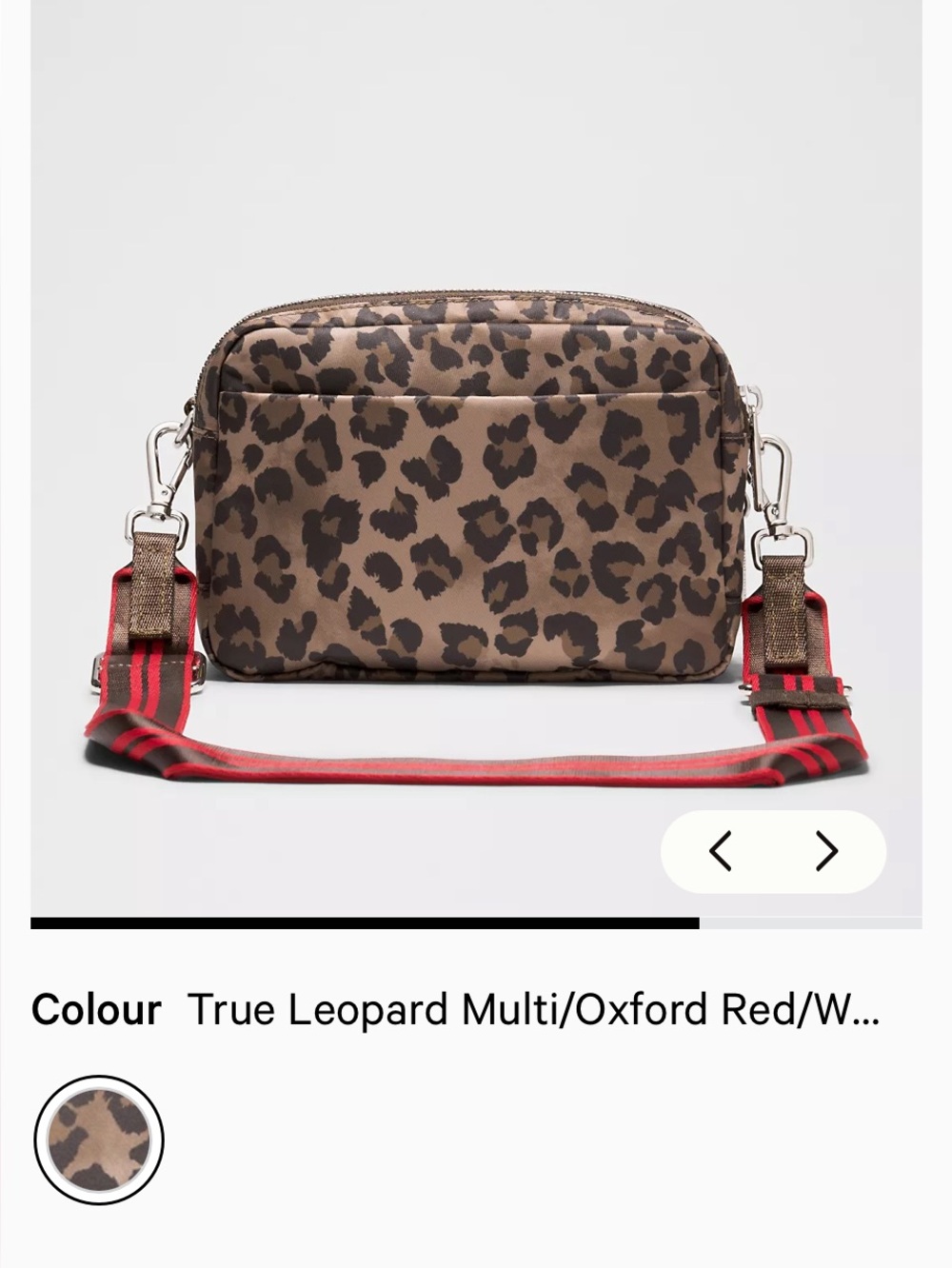 NWT lululemon athletica Leopard Print Crossbody Everywhere Bag - Picture 8 of 10